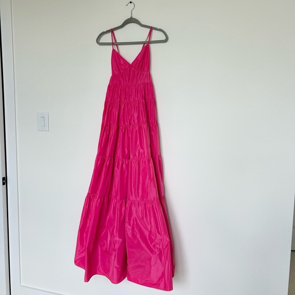 STAUD Ripley Dress in Blossom - Picture 4 of 12